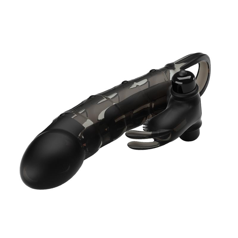 PRETTYLOVE Cuper Funda para el Pene con Vibración +4 cm