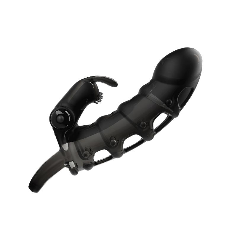 PRETTYLOVE Cuper Funda para el Pene con Vibración +4 cm