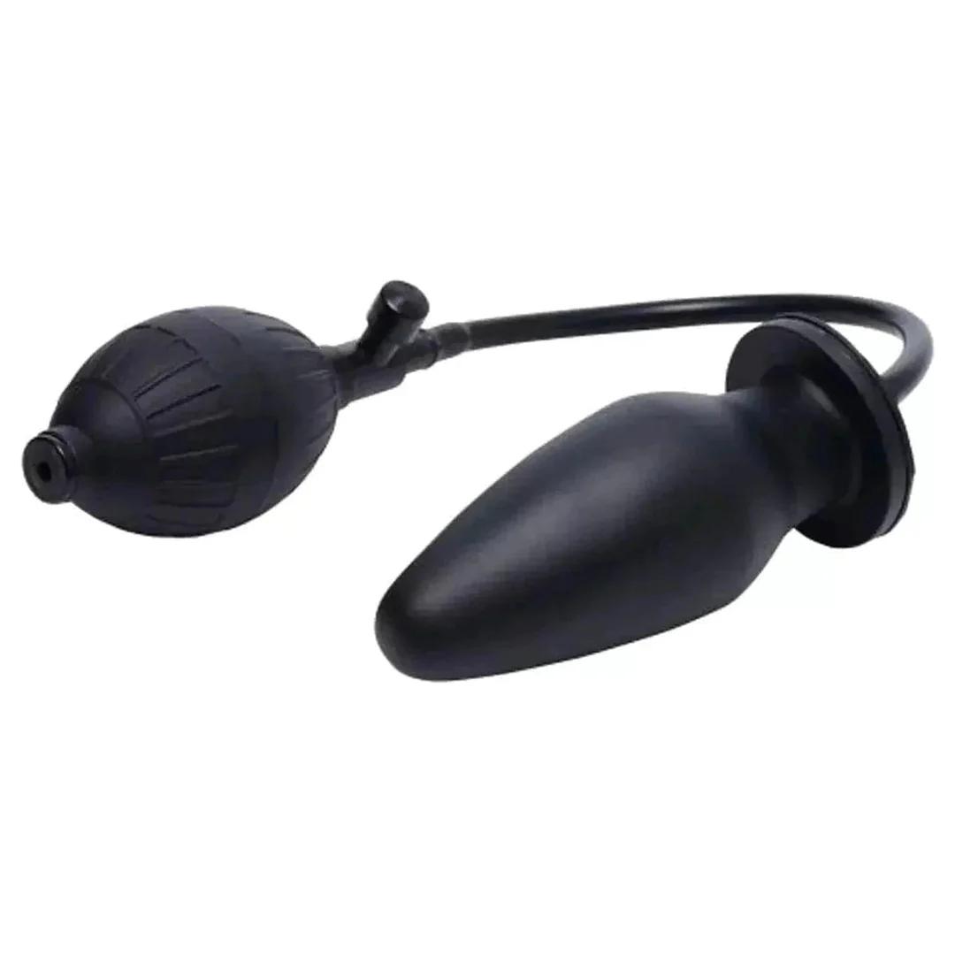 Tapón Anal Inflable OHMAMA Fetish 11 cm | Plug Anal Ajustable de Caucho