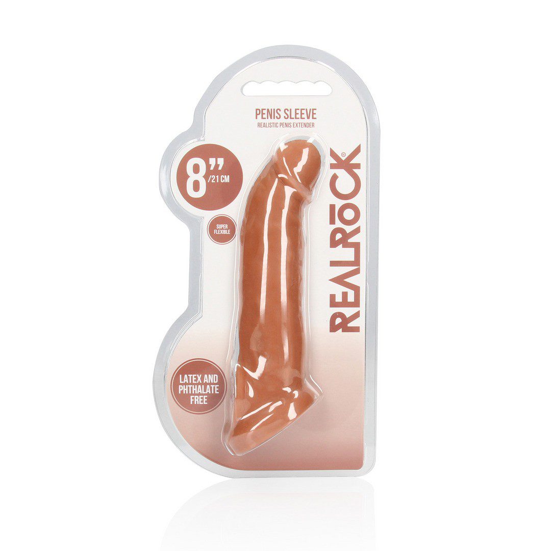 FUNDA PARA EL PENE TAN 8 / 20 CM REALROCK