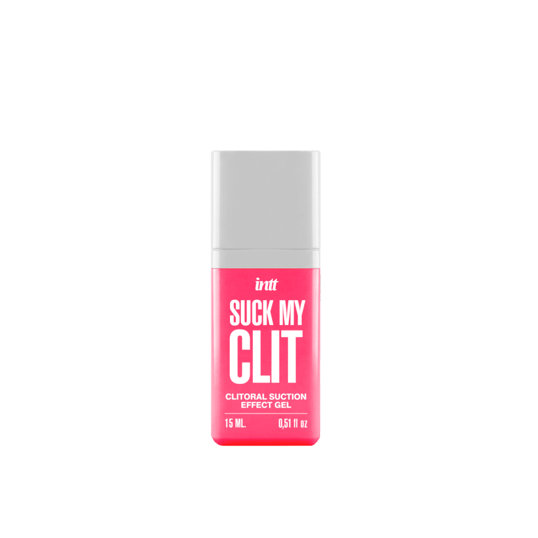 INTT Suck My Clit Fresa 15 ml | Gel Estimulante Clitoriano con Efecto Succión