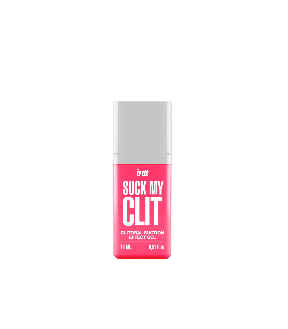 INTT Suck My Clit Fresa 15 ml | Gel Estimulante Clitoriano con Efecto Succión