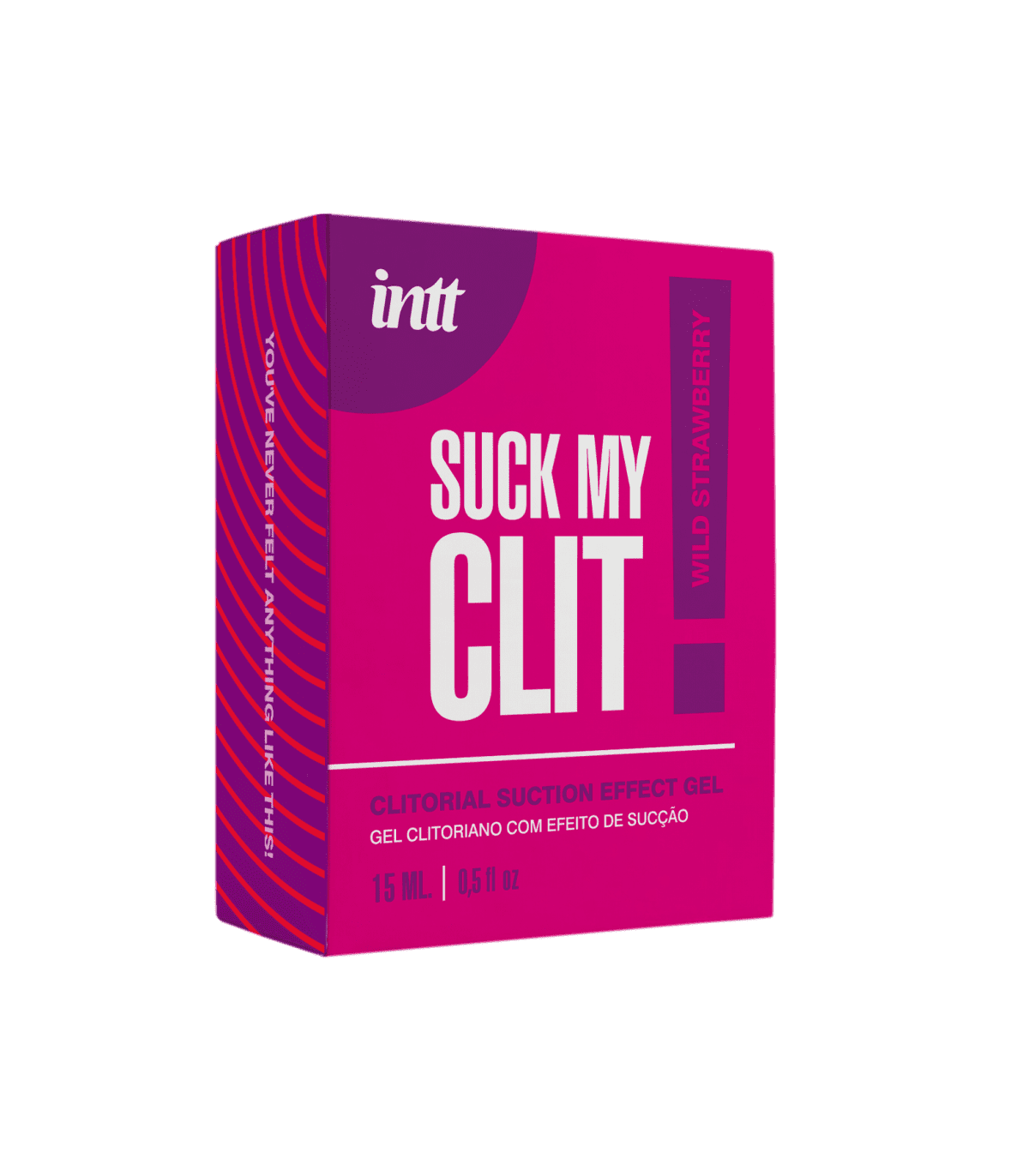 INTT Suck My Clit Fresa 15 ml | Gel Estimulante Clitoriano con Efecto Succión