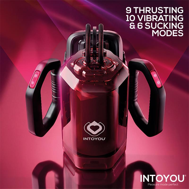 INTOYOU Vexor 3 in 1 Masturbador Masculino Succion, Empuje y Vibración USB-C