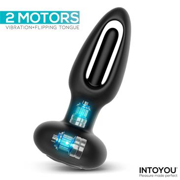 INTOYOU Sasha Plug con Vibración y Lengua Flipping yControl Remoto