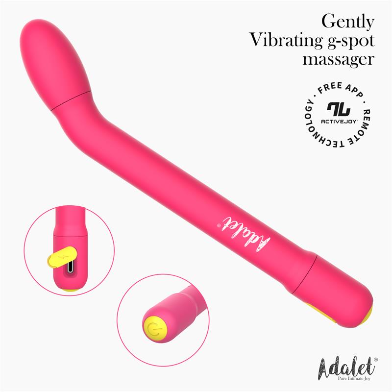 ADALET Gently Estimulador Punto G con APP Rosa - Imagen 4