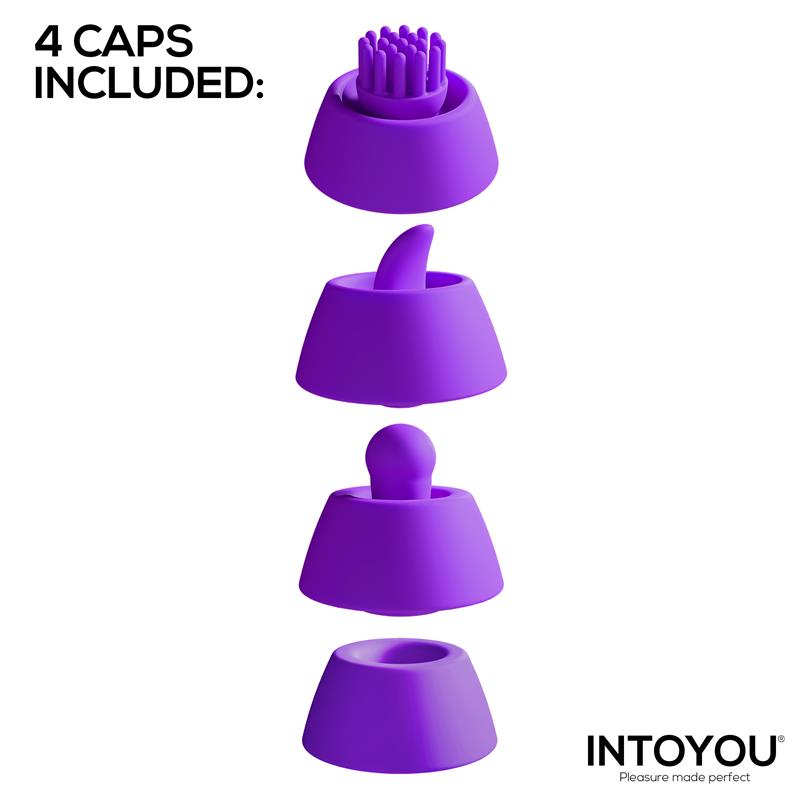 INTOYOU Siter 2.0 Vibrador con Lengua Flapping, Golpeteo y Cabezales Intercambiables