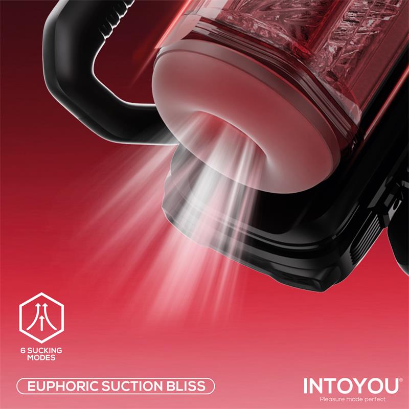 INTOYOU Vexor 3 in 1 Masturbador Masculino Succion, Empuje y Vibración USB-C