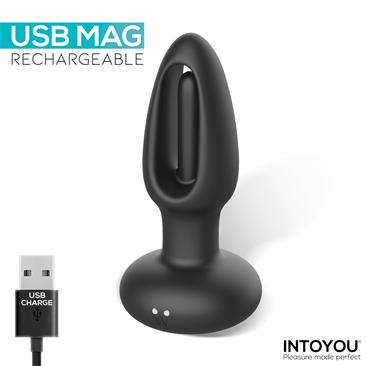 INTOYOU Sasha Plug con Vibración y Lengua Flipping yControl Remoto