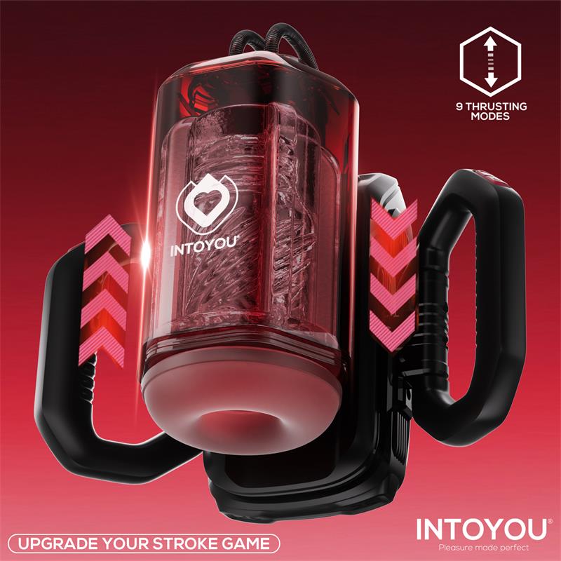 INTOYOU Vexor 3 in 1 Masturbador Masculino Succion, Empuje y Vibración USB-C