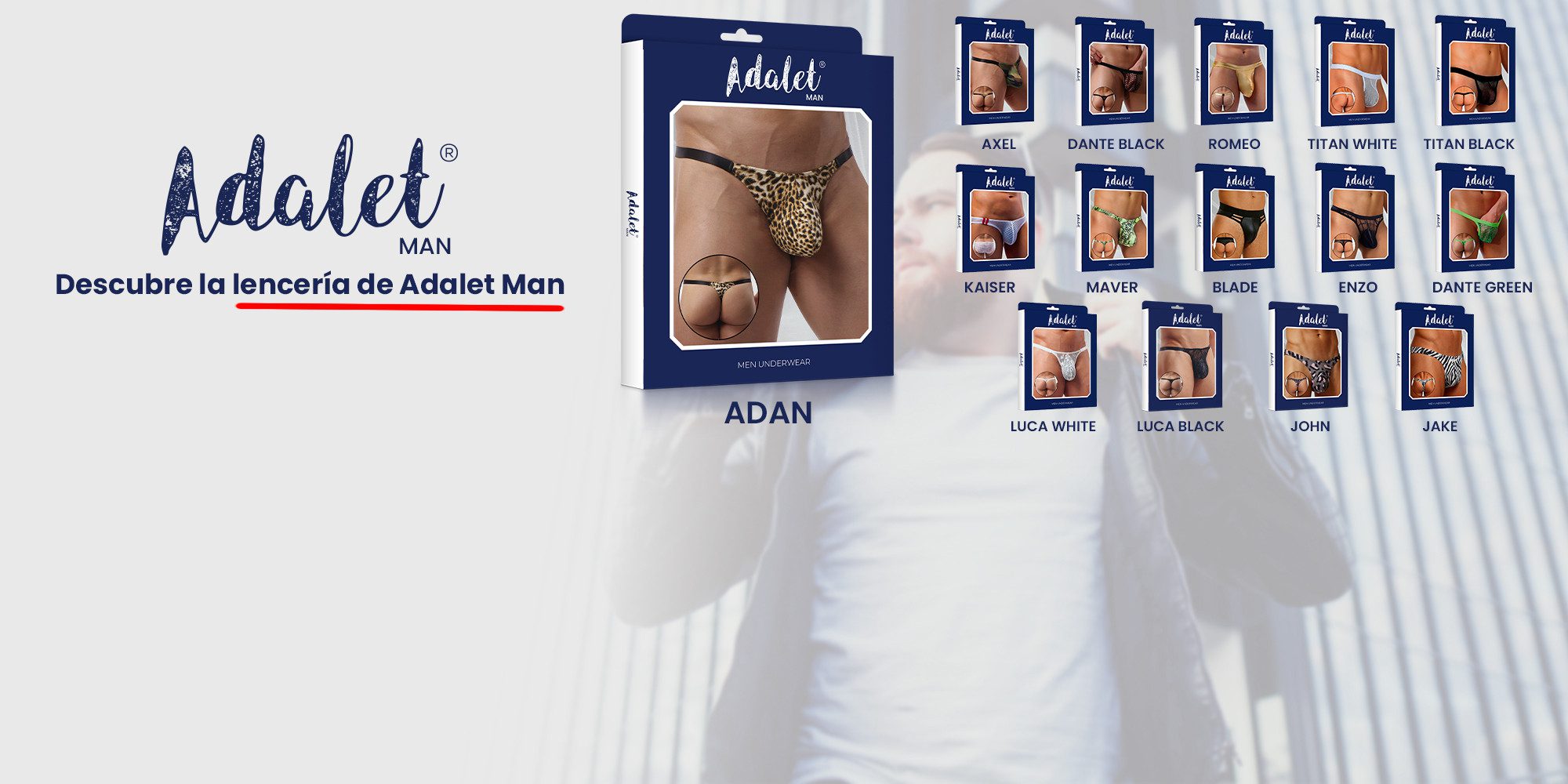 ADALET MAN Adan Tanga Tiro Bajo Leopardo - Imagen 6