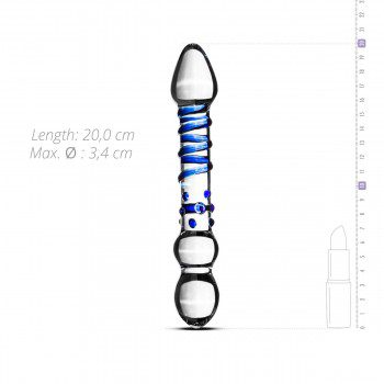 Glass Dildo No. 21 (20cm x 3,4cm)