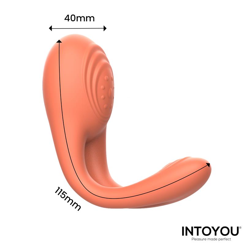 INTOYOU Lovit Vibrador de Pareja Flexible con Control Remote