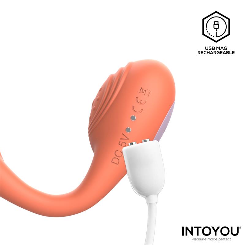 INTOYOU Lovit Vibrador de Pareja Flexible con Control Remote