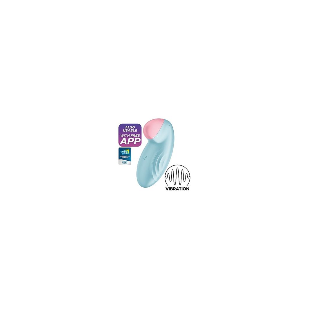 SATISFYER TROPICAL TIP APP AZUL