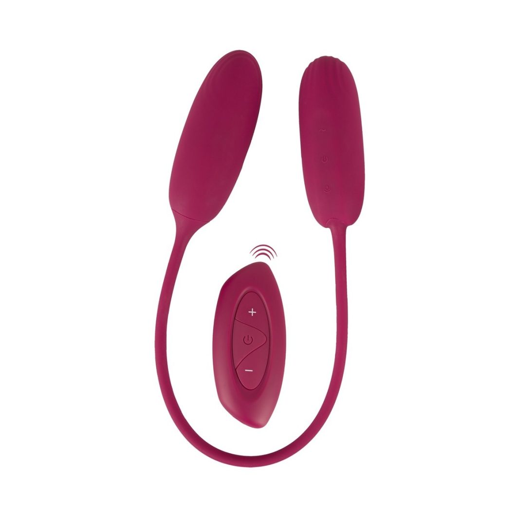 SHAKING & VIBRATING LOVE EGG DUO RECHARGABLE