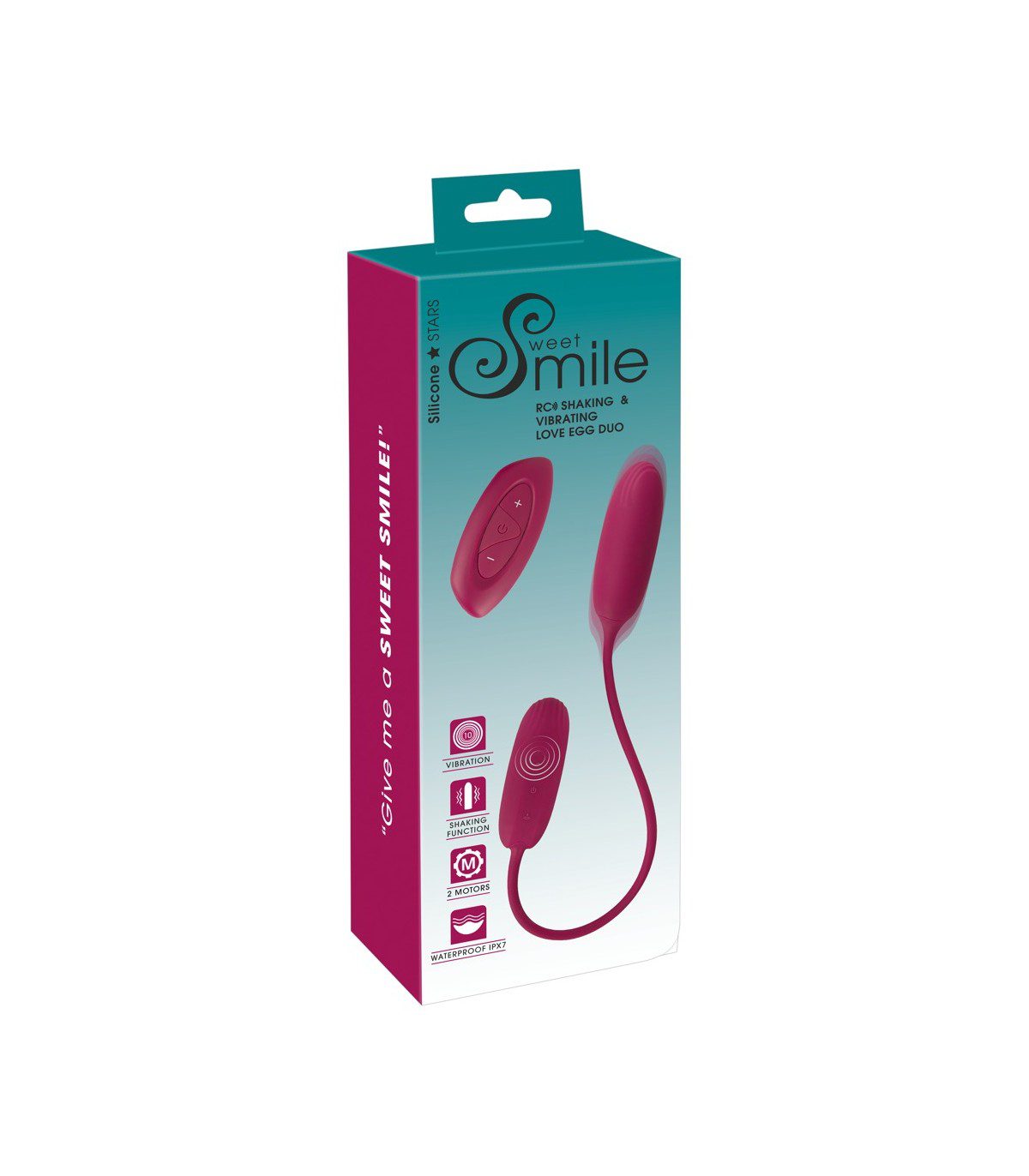 SHAKING & VIBRATING LOVE EGG DUO RECHARGABLE