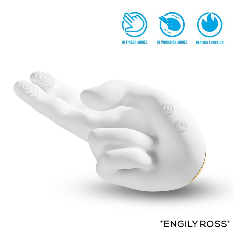 ENGILY ROSS Flirty Hand Estimulador Finger con Efecto Calor