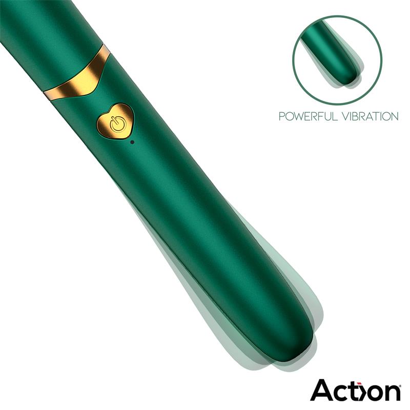 ACTION Secret Vert Estimulador Brocha de Maquillaje con Vibración Verde
