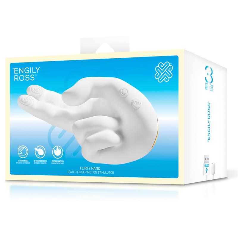 ENGILY ROSS Flirty Hand Estimulador Finger con Efecto Calor