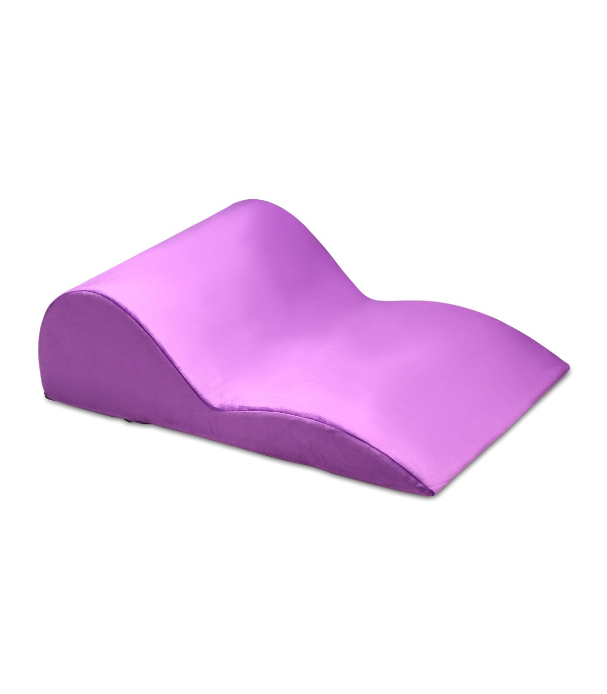 Cojín ergonómico Contoured Love Cushion lila con espuma de alta densidad