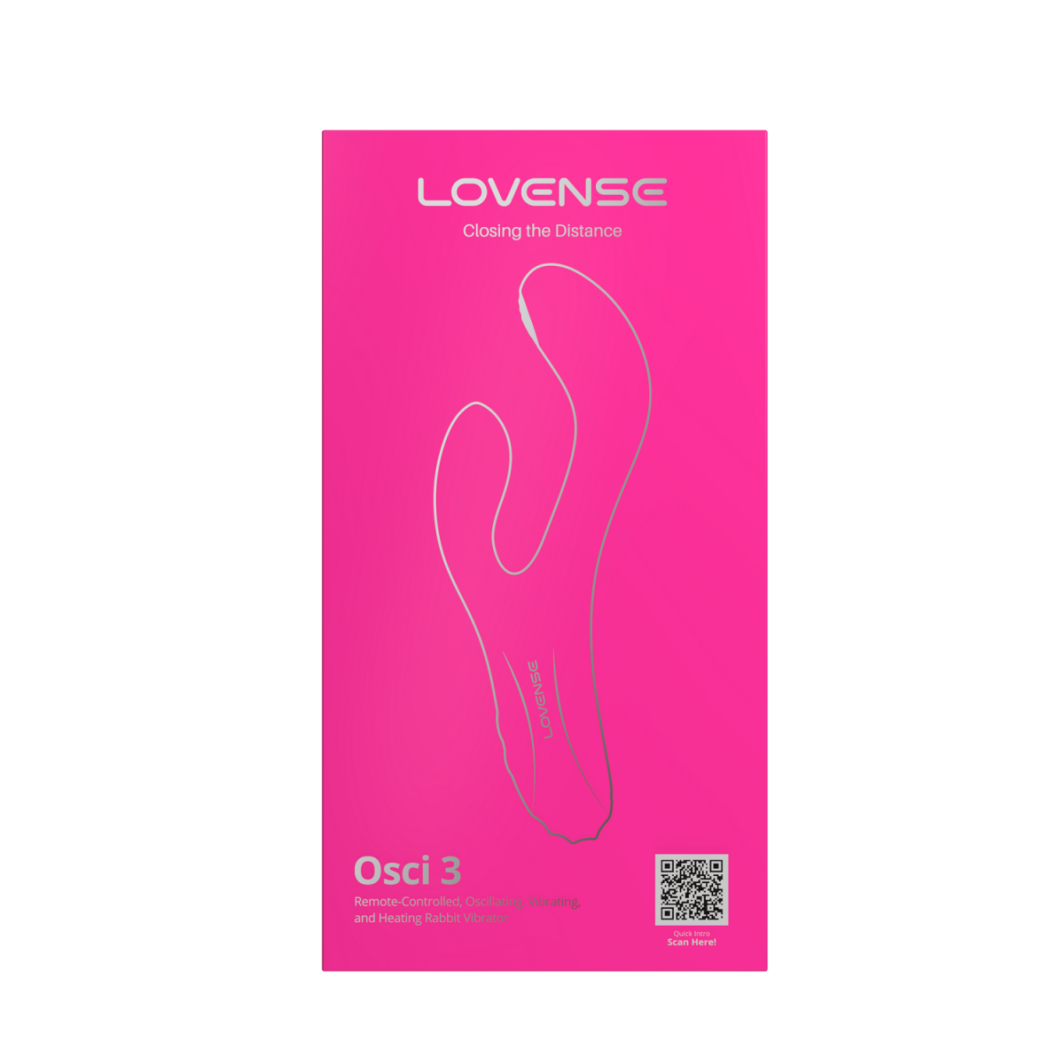 Lovense Osci 3 con caja y aplicación móvil