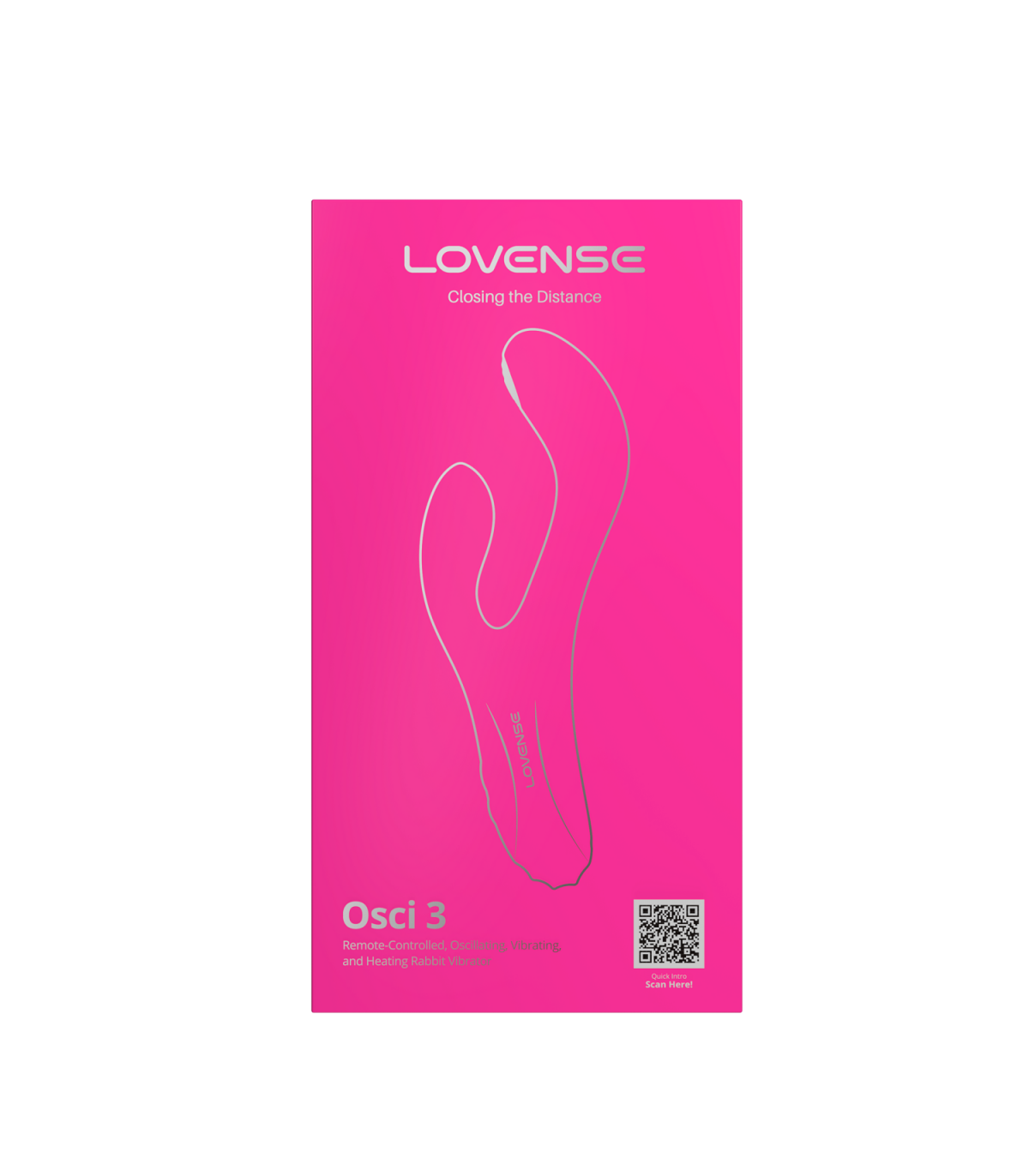 Lovense Osci 3 con caja y aplicación móvil