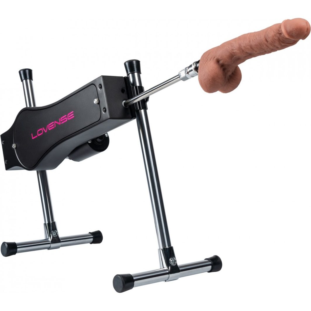 Lovense Sex Machine con app y dos dildos