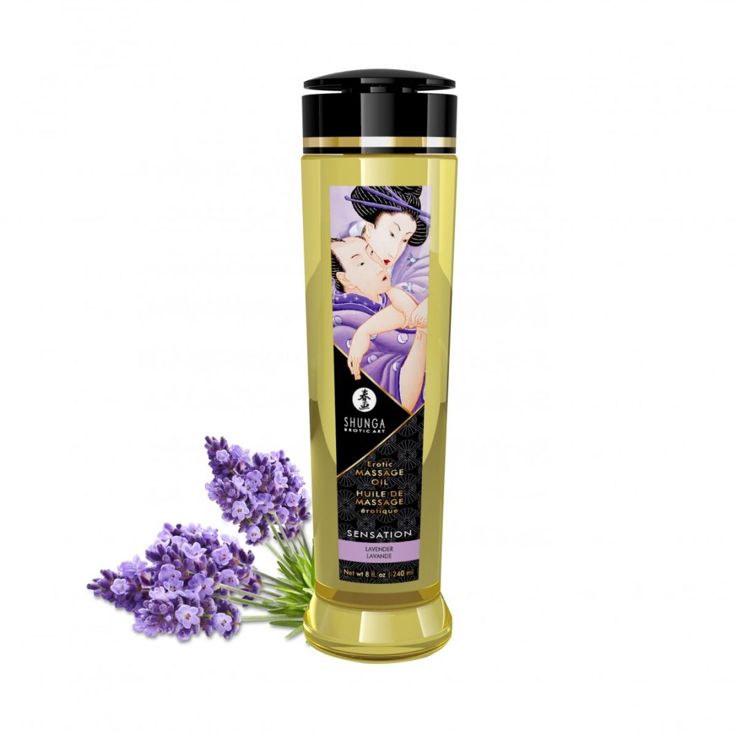 ACEITE MASAJE SENSATION LAVANDA 240 ML de Shunga