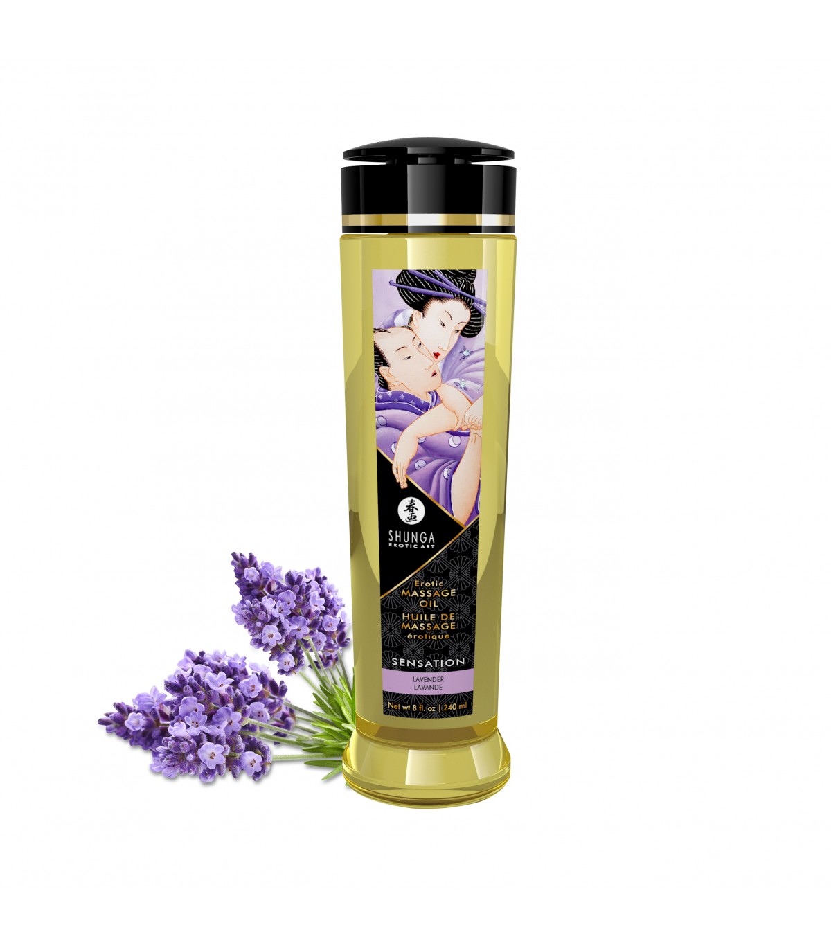 ACEITE MASAJE SENSATION LAVANDA 240 ML de Shunga
