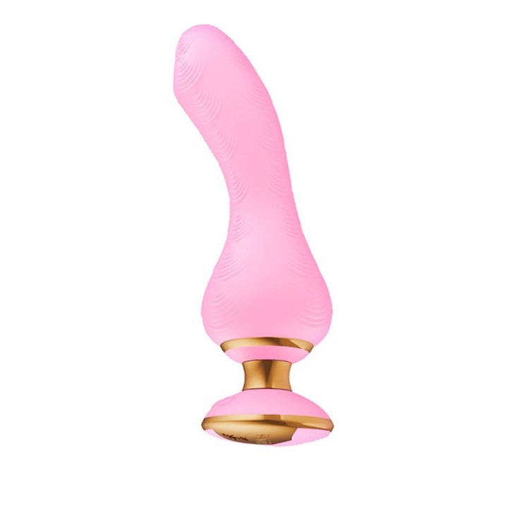 SHUNGA VIBRADOR MASAJEADOR SANYA USB ROSA para punto G y clítoris