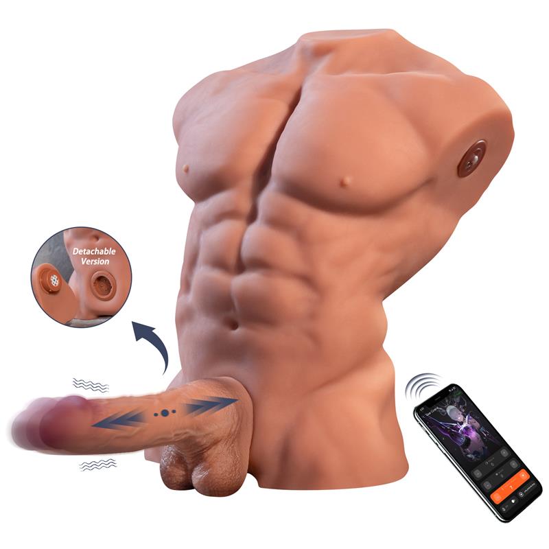 XISE Fitter Torso con Dildo Desmontable, Thrusting y APP 11,6 kg