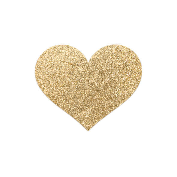 Flash corazón dorado: cubrepezones Bijoux Indiscrets