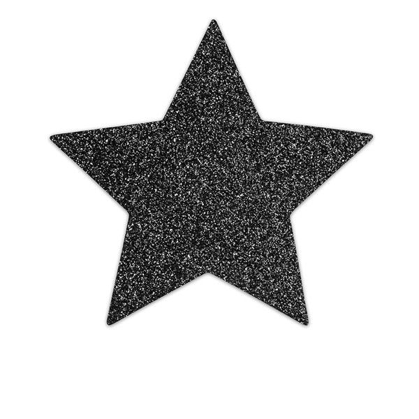 Flash estrella negro: cubrepezones Bijoux Indiscrets