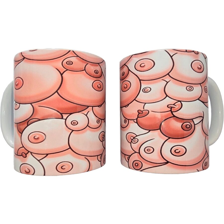 Taza de tetas a color 370 ml de Diablo Picante