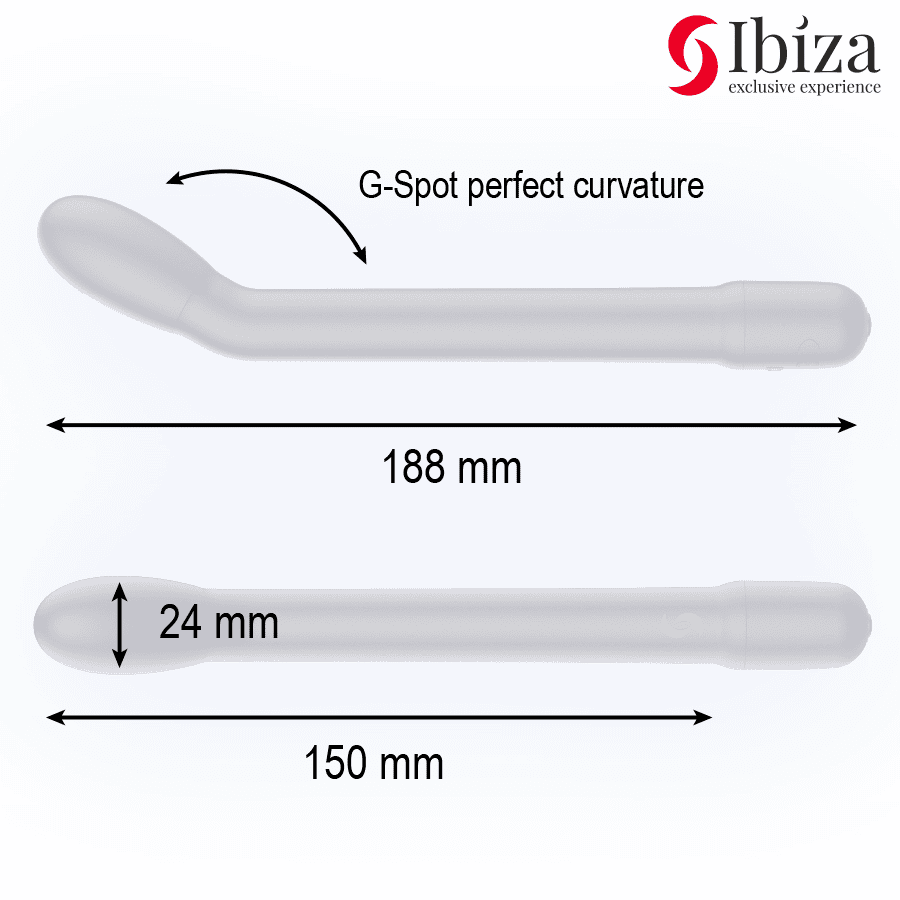 IBIZA vibrador punto G de silicona negro alternativa BGEE Classic