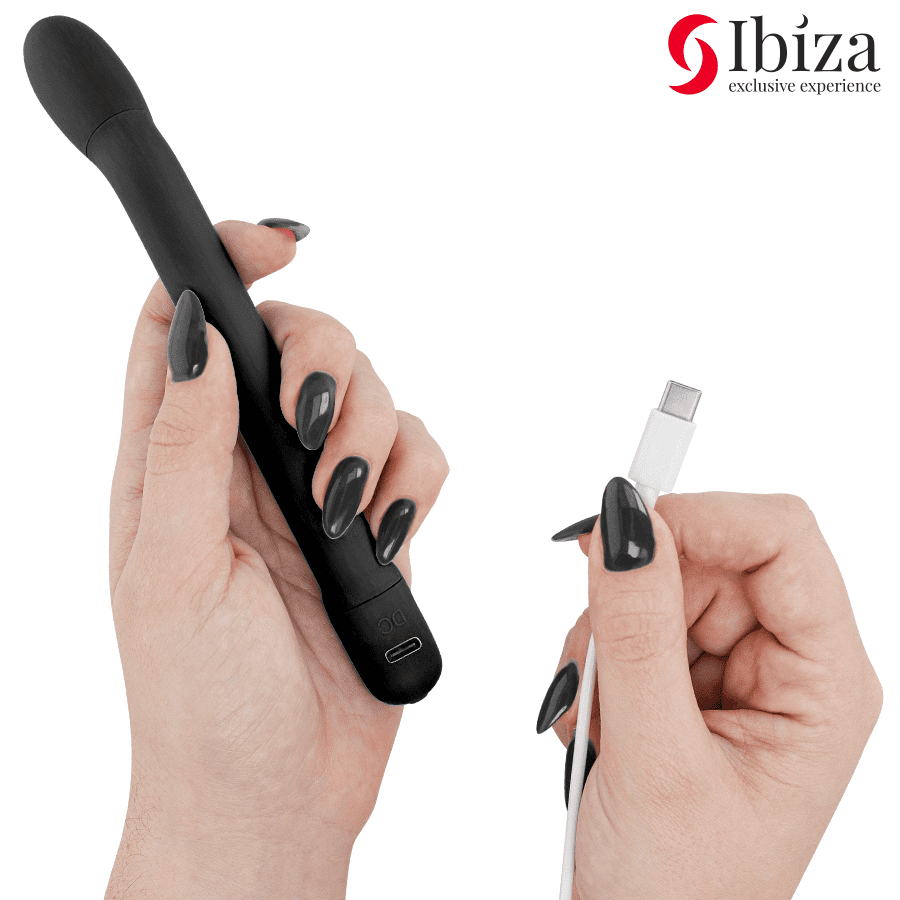 IBIZA vibrador punto G de silicona negro alternativa BGEE Classic