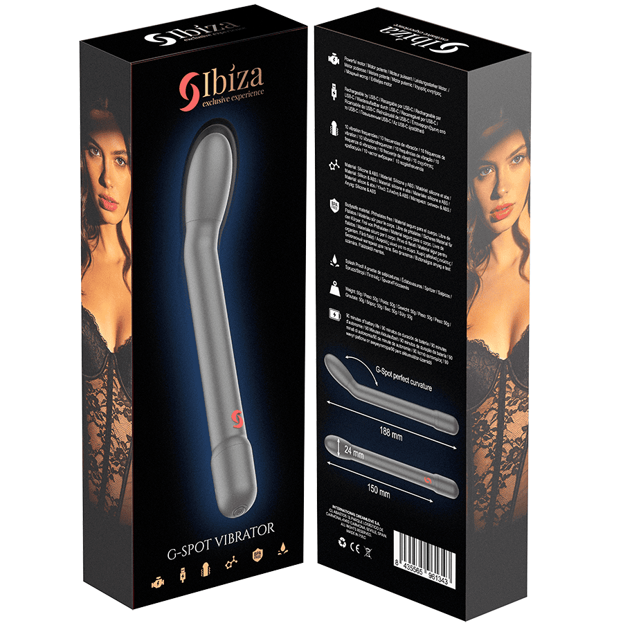IBIZA vibrador punto G de silicona negro alternativa BGEE Classic