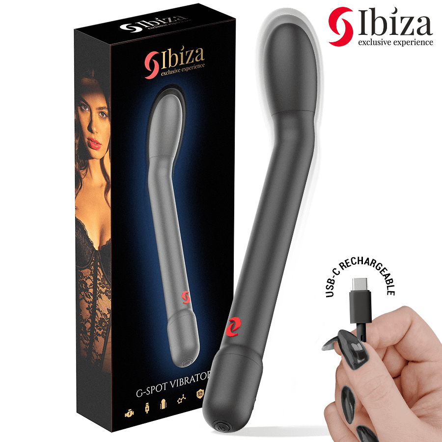 IBIZA vibrador punto G de silicona negro alternativa BGEE Classic