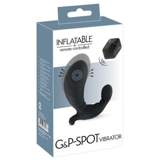 Envase del vibrador hinchable con mando Inflatable + RC G&P Spot