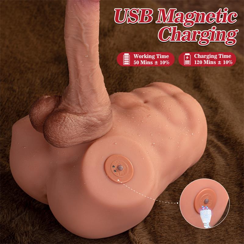 XISE Jonah Semi Torso con Dildo Desmontable, Thrusting y APP 3,48 kg — Imagen 6