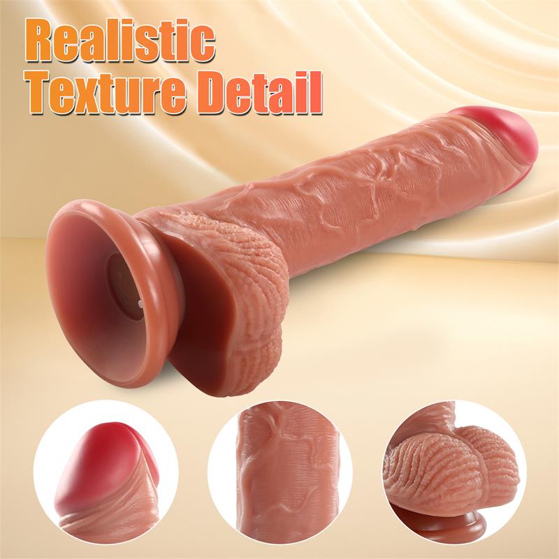 XISE Marvin dildo con vibración y thrusting 20,5 cm — Imagen 4