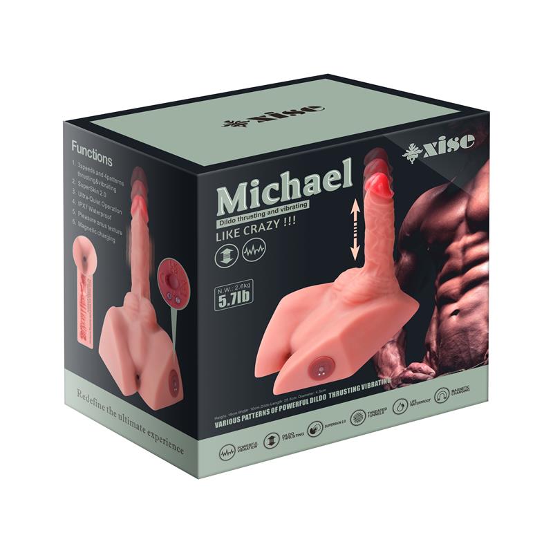 XISE Michael Masturbador con Vibración y Thrusting 2,57 kg - Vista 2