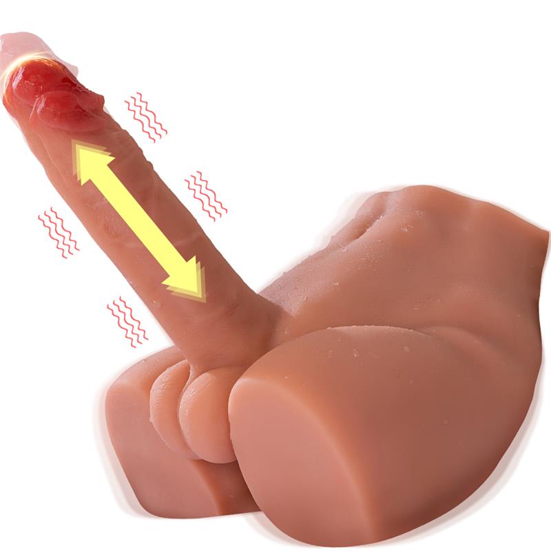XISE Peel Masturbador con Dildo y Ano, Vibración y Thrusting 2,7 kg — Imagen 2