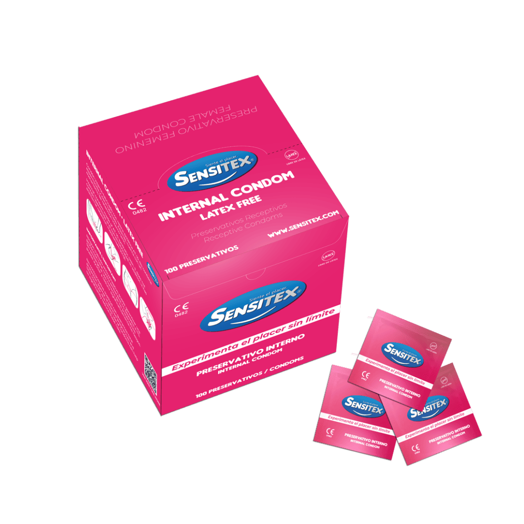 Sensitex – Preservativo femenino sin látex, 100 unidades