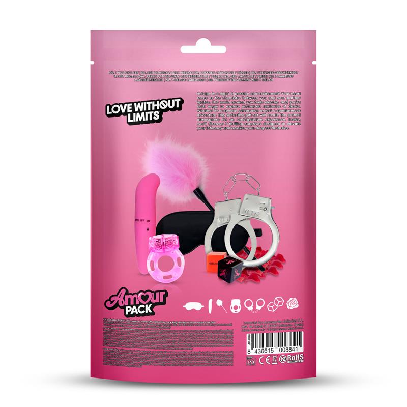 AMOUR PACK LOVE WITHOUT LIMITS – SET ERÓTICO DE 7 PIEZAS