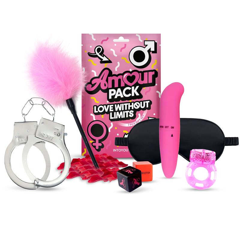AMOUR PACK LOVE WITHOUT LIMITS – SET ERÓTICO DE 7 PIEZAS