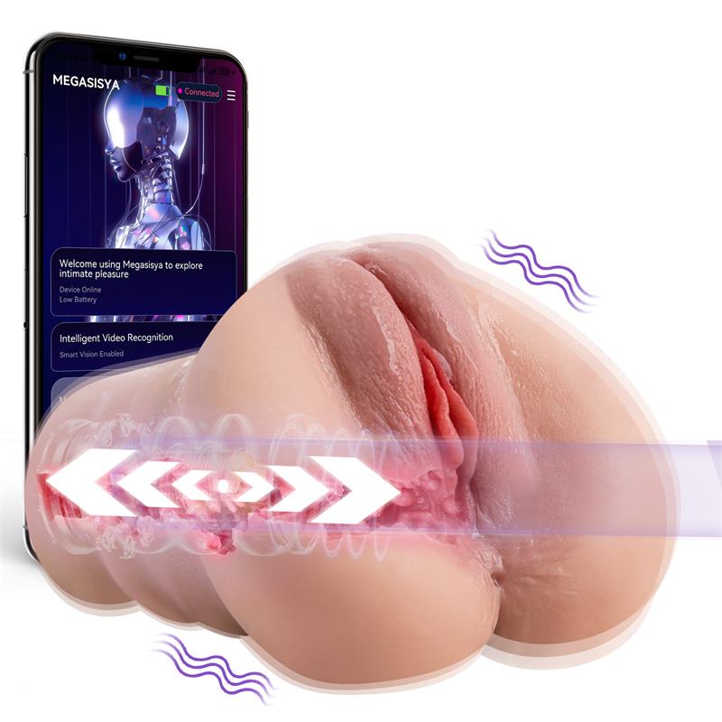 XISE Sora Vagina y Ano con Thrusting, Vibración y APP 1,54 kg — Imagen 2